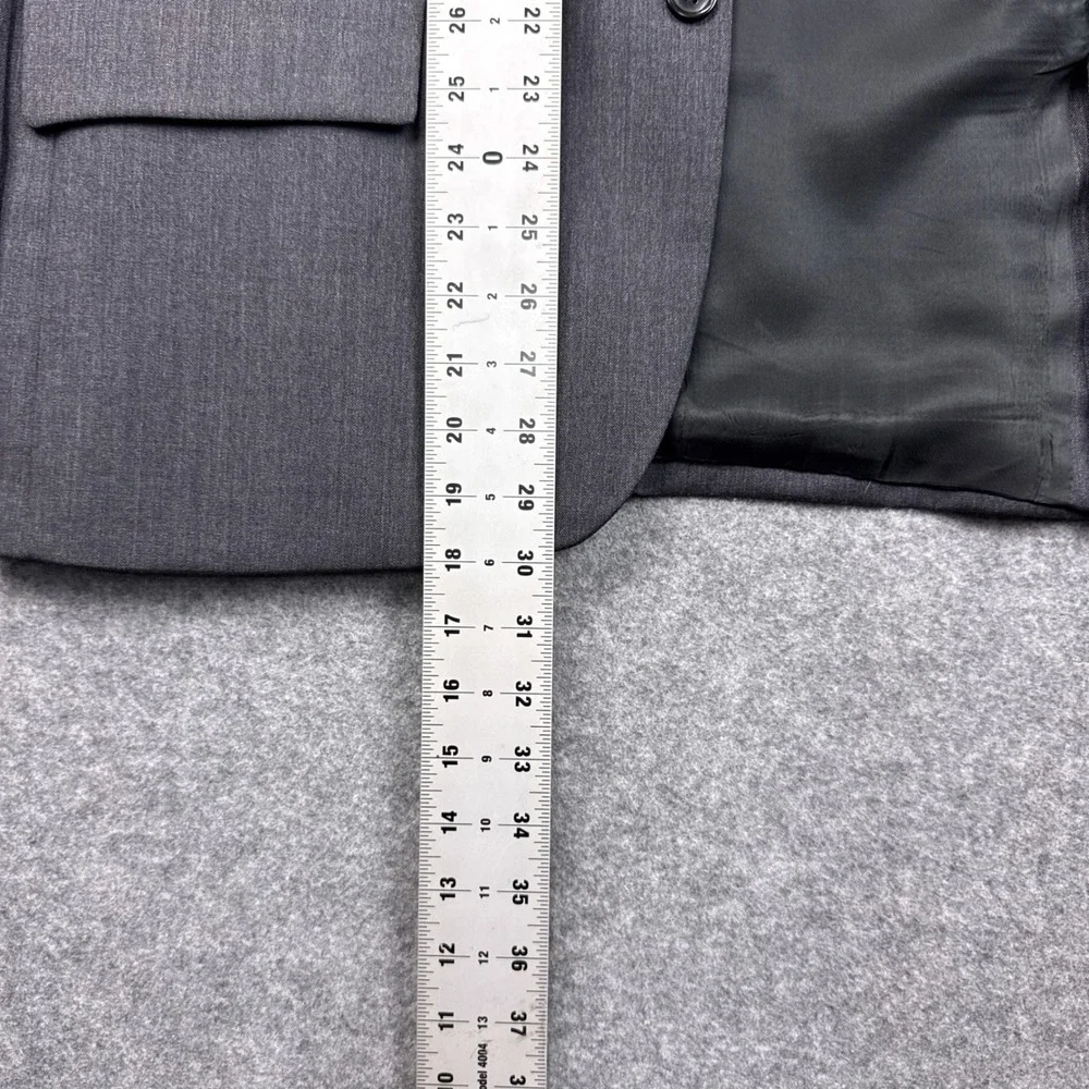 Banana Republic Mens Wool‎ Suit 42S Blazer 36/32 Tailored Pants Charcoal Gray